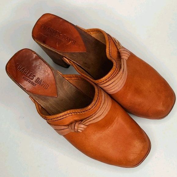 Vintage Charles David Clogs - Picture 2 of 11